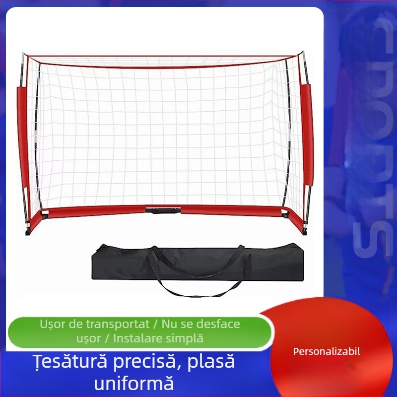 Plasă de fotbal pătrată, pliabilă, pentru sporturi în aer liber, pentru antrenamentul copiilor, pentru interior și exterior, en-gros, pentru casă