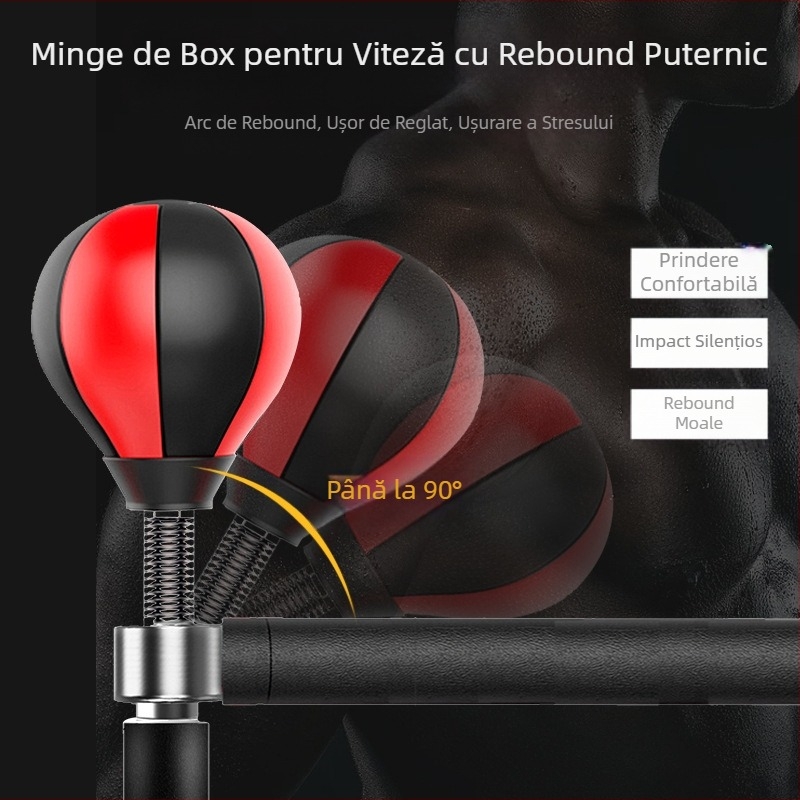 Țintă de reacție de box pentru adulți, băț vertical rotativ, țintă de uz casnic, Dodge, antrenor de box pentru copii