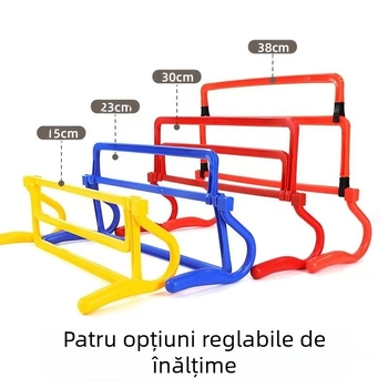Echipament de antrenament pentru fotbal, garduri, antrenament fizic, cadru cu garduri mici, bloc de sărituri cu obstacole pentru copii, reglare combinată a gardurilor