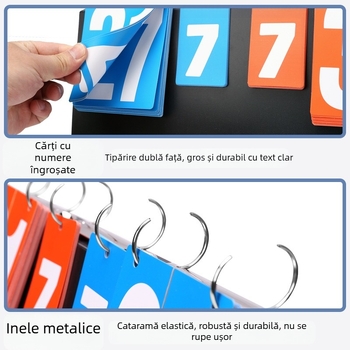Tablă de bord F501 cu patru poziții, tablă flip multifuncțională, baschet, badminton, cutie albă non-standard