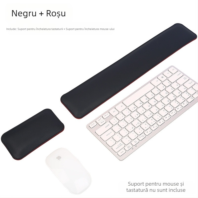 Transfrontalieră culoare solidă simplă din piele mouse pad extra mare moale încheietura mâinii suport tastatură mână odihnă computer birou pad lot