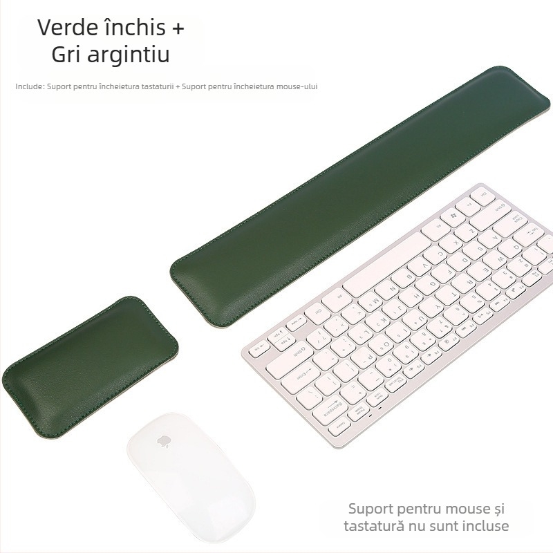 Transfrontalieră culoare solidă simplă din piele mouse pad extra mare moale încheietura mâinii suport tastatură mână odihnă computer birou pad lot