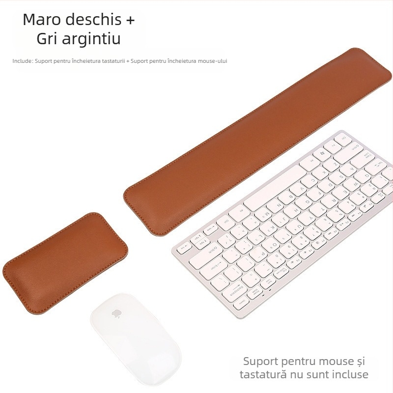 Transfrontalieră culoare solidă simplă din piele mouse pad extra mare moale încheietura mâinii suport tastatură mână odihnă computer birou pad lot