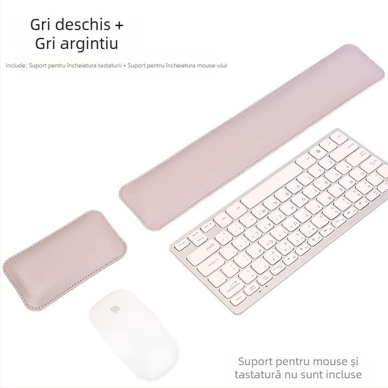 Transfrontalieră culoare solidă simplă din piele mouse pad extra mare moale încheietura mâinii suport tastatură mână odihnă computer birou pad lot