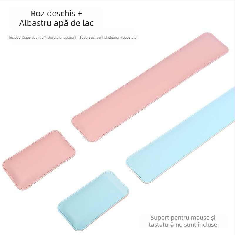 Transfrontalieră culoare solidă simplă din piele mouse pad extra mare moale încheietura mâinii suport tastatură mână odihnă computer birou pad lot