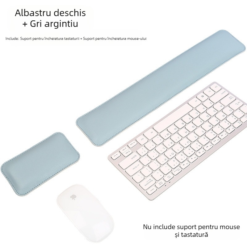 Transfrontalieră culoare solidă simplă din piele mouse pad extra mare moale încheietura mâinii suport tastatură mână odihnă computer birou pad lot