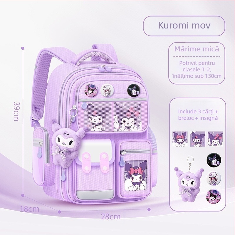 Ghiozdane școlare pentru fete de școală primară, ghiozdane școlare pentru copii de mare capacitate și rezistente la pete, rucsacuri pentru băieți de 6-12 ani care reduc povara elevilor de școală primară din clasele 1-6