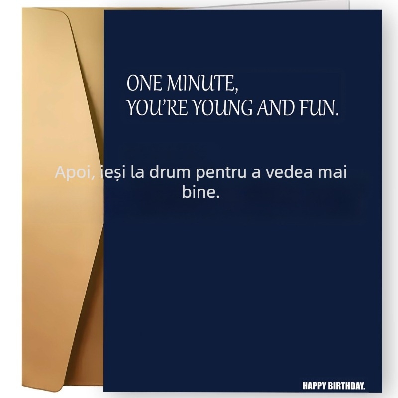 Felicitări de ziua de naștere albastre Amazon Explosions, felicitări transfrontaliere, felicitări de vânzare fierbinte, felicitări de ziua de naștere, magazine de vânzare din fabrică