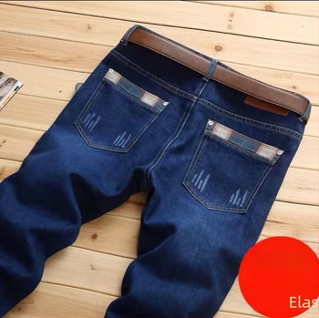 Blugi noi de toamnă, stil coreean, afaceri casual pentru bărbați, eleganți, la modă, subțiri, elastice, caracteristice, cu picior mic, trend pentru bărbați