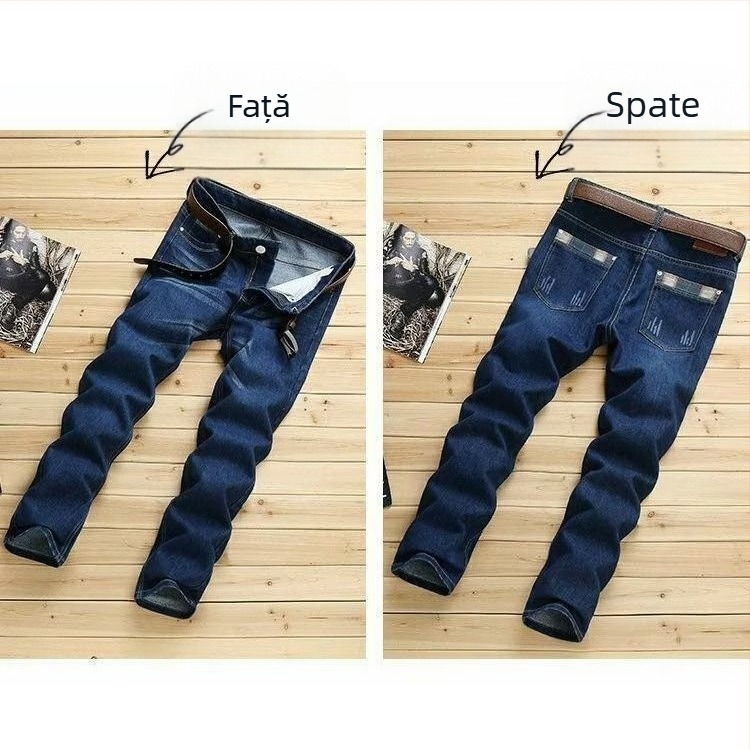 Blugi noi de toamnă, stil coreean, afaceri casual pentru bărbați, eleganți, la modă, subțiri, elastice, caracteristice, cu picior mic, trend pentru bărbați