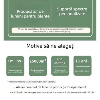 Lampă de creștere a plantelor T20 cu spectru complet, lampă suculentă, lumină suplimentară pentru plante verzi, lampă de creștere a plantelor cu LED-uri