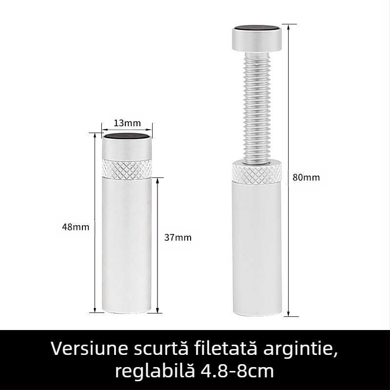 Suport pentru placă grafică, cadru de susținere cu jack, complet din aluminiu, fund magnetic metalic, șasiu ITX mic, suport pentru placă grafică, partener anti-îndoire