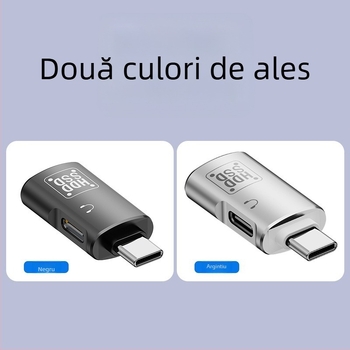 Potrivit pentru adaptorul de telefon mobil Apple, adaptor de încărcare tip C la USB Two-In-One Pd15W, adaptor de transmisie a datelor