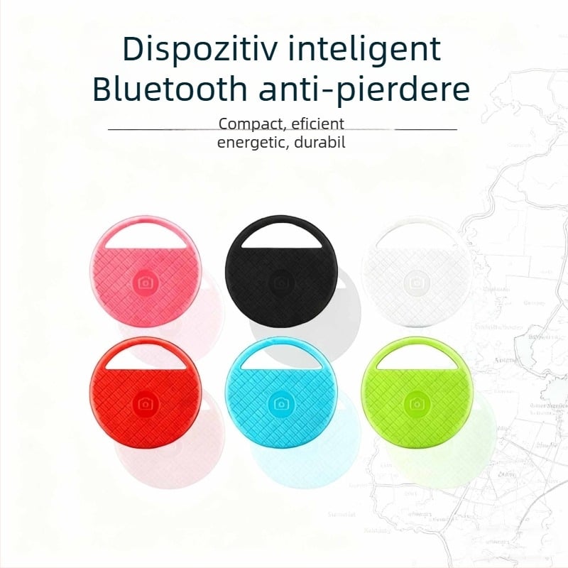 Dispozitiv anti-pierdere Bluetooth 5.0 cu alarmă bidirecțională cu consum redus de energie, localizator de chei, dispozitiv portabil de urmărire a pungii