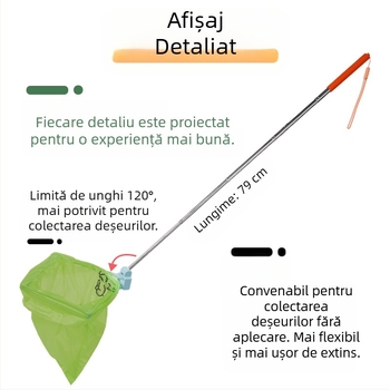 Colector de excremente de câine pentru exterior, Colector retractabil de excremente de câine, Colector de excremente de animale de companie, Colector de excremente de câine, Sac de excremente de câine pentru exterior