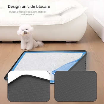 Tampoane din silicon pentru urina animalelor de companie, tampoane pentru urina câinilor, scutece pentru pisici și câini, tampoane pentru așternut pentru pisici, tampoane pliabile din silicon pentru caca și urina, en-gros