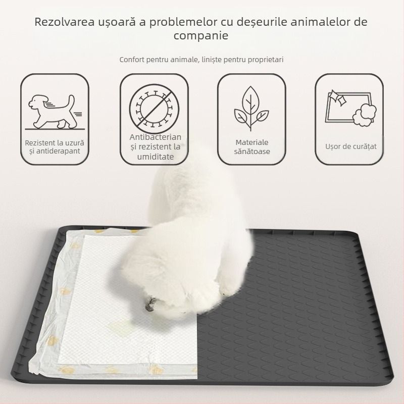 Tampoane din silicon pentru urina animalelor de companie, tampoane pentru urina câinilor, scutece pentru pisici și câini, tampoane pentru așternut pentru pisici, tampoane pliabile din silicon pentru caca și urina, en-gros