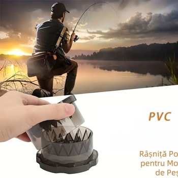 Crap pescuit momeală cutie portabilă din PVC momeală mașină de măcinat pescuit bibliotecă europeană alimente sparte momeală spartă