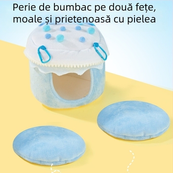 Cuib de pasăre din bumbac, tort de papagal, iarnă, piele de tigru, bujor, Xuanfeng, cuib de dormit cald, hamac, agățat, cuib de pasăre, consumabile speciale