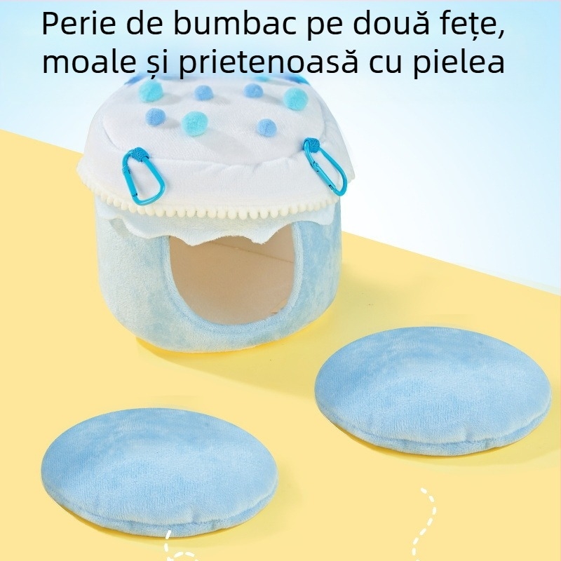 Cuib de pasăre din bumbac, tort de papagal, iarnă, piele de tigru, bujor, Xuanfeng, cuib de dormit cald, hamac, agățat, cuib de pasăre, consumabile speciale