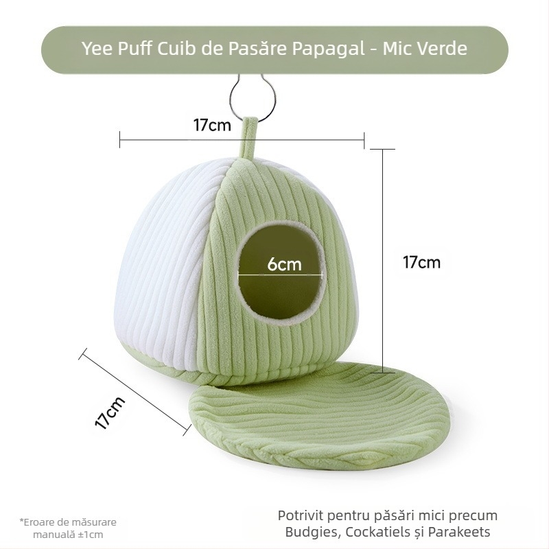 Cuib de pasăre din bumbac, tort de papagal, iarnă, piele de tigru, bujor, Xuanfeng, cuib de dormit cald, hamac, agățat, cuib de pasăre, consumabile speciale