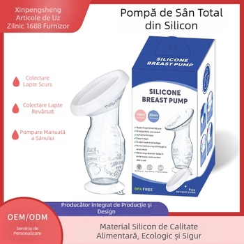 Spot 90ml pompă de sân din silicon colector de lapte matern pompă de sân manuală dispozitiv de muls postpartum consumabile cu ventuză