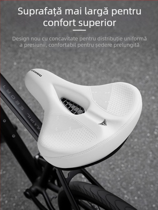Căpitanul Tas pernă de șa pentru biciclete de munte rutier pernă de șa pentru biciclete îngroșată din silicon super moale accesorii pentru biciclete