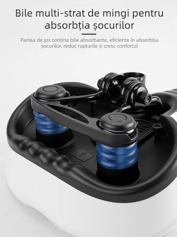 Căpitanul Tas pernă de șa pentru biciclete de munte rutier pernă de șa pentru biciclete îngroșată din silicon super moale accesorii pentru biciclete