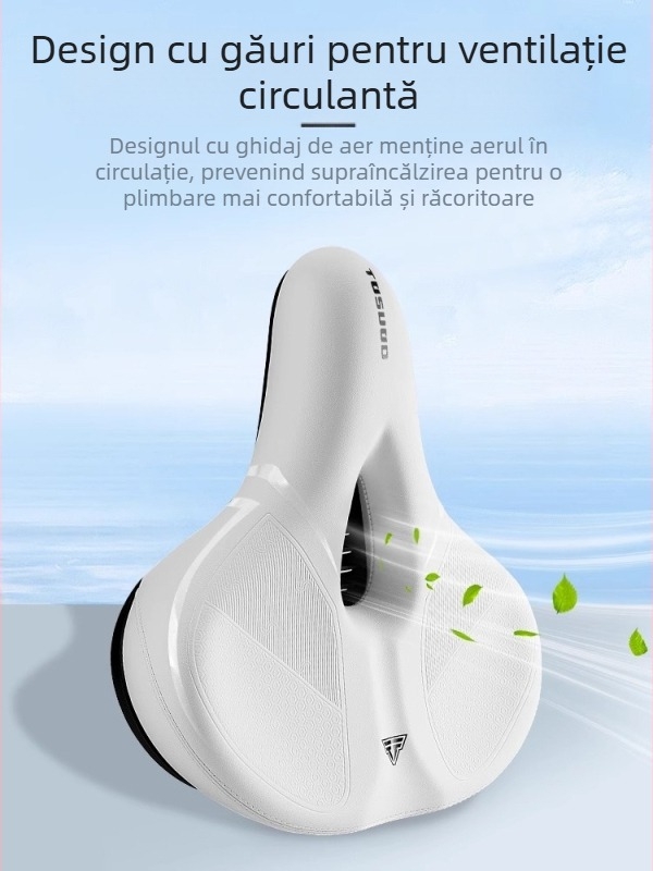 Căpitanul Tas pernă de șa pentru biciclete de munte rutier pernă de șa pentru biciclete îngroșată din silicon super moale accesorii pentru biciclete