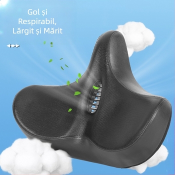 Șa de bicicletă Xingbai, șa de bicicletă electrică, mărită și lărgită, pernă confortabilă pentru scaunul de bicicletă, absorbție confortabilă a șocurilor goale