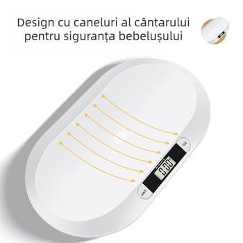 Cântar digital pentru nou-născuți, cântar de măsurare a greutății pentru sugari, cântar digital de 20 kg, cântar pentru sănătatea copiilor