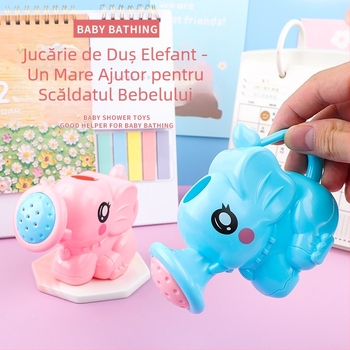 Mic elefant duș bebeluș jucărie de baie pentru copii sticlă de udare baie spray șampon cană joacă cu apă elefant duș