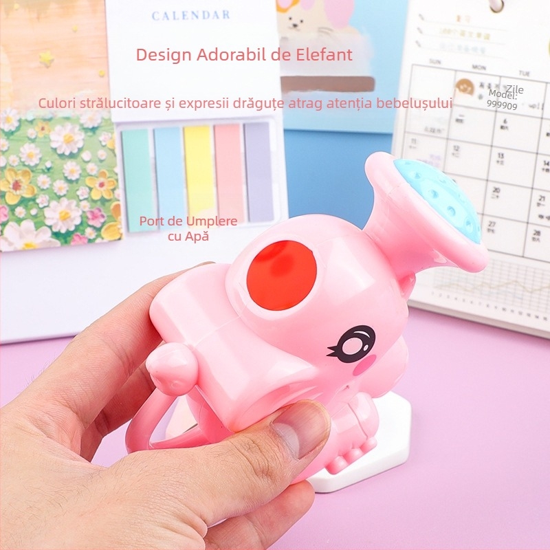 Mic elefant duș bebeluș jucărie de baie pentru copii sticlă de udare baie spray șampon cană joacă cu apă elefant duș