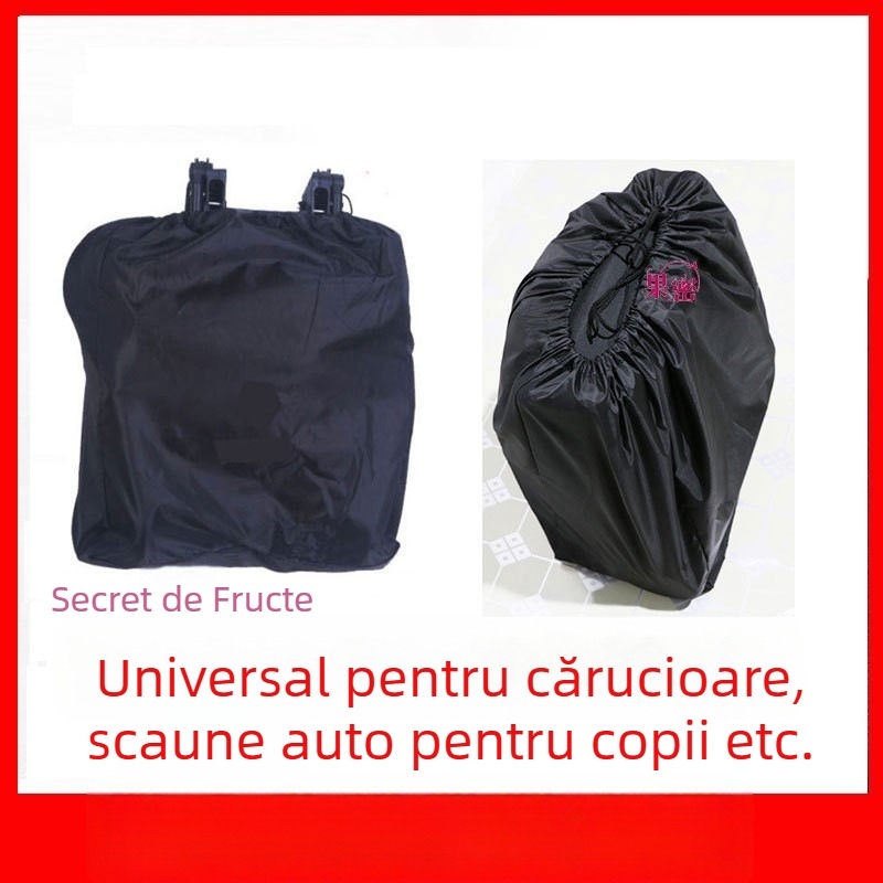 Geantă de depozitare pentru cărucior pentru bebeluși, husă impermeabilă pentru praf, husă anti-praf wow, husă universală pentru accesorii auto, en-gros