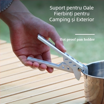 Picnic în aer liber anti-opărire oală clip tacâmuri accesorii grătar clip aluminiu aliaj cuptor cu microunde alimente clip depozitare