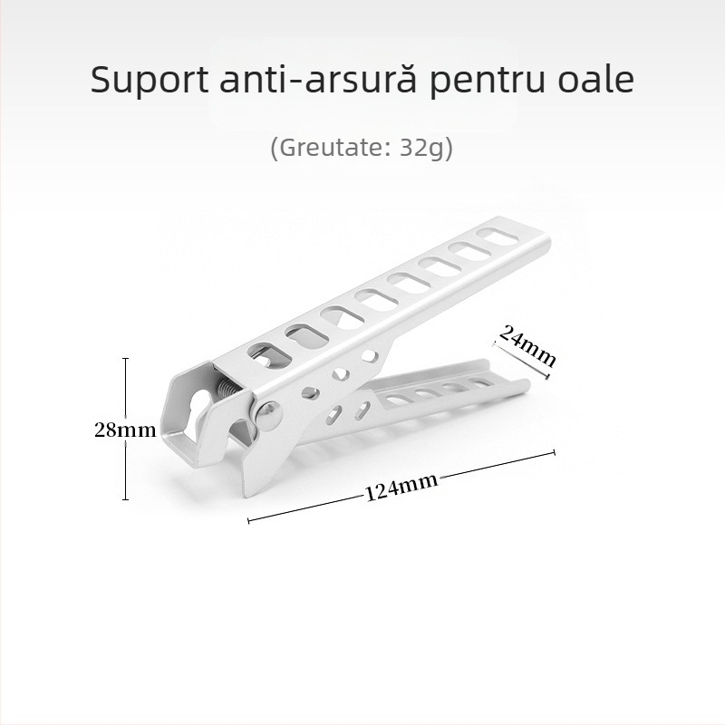 Picnic în aer liber anti-opărire oală clip tacâmuri accesorii grătar clip aluminiu aliaj cuptor cu microunde alimente clip depozitare