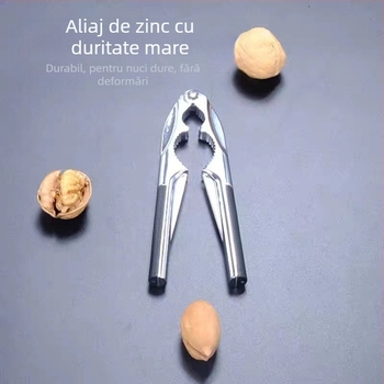 Clemă din oțel inoxidabil pentru fructe uscate, clemă pentru nuci de pin, clemă de uz casnic pentru nuci, cleme mici pentru nuci pecan, deschise en-gros
