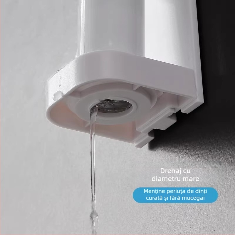 Periuță de dinți electrică, suport pentru periuță de dinți montat pe perete, fără perforații, suport pentru toaletă, bază de depozitare pentru periuță de dinți, suport de depozitare dentară