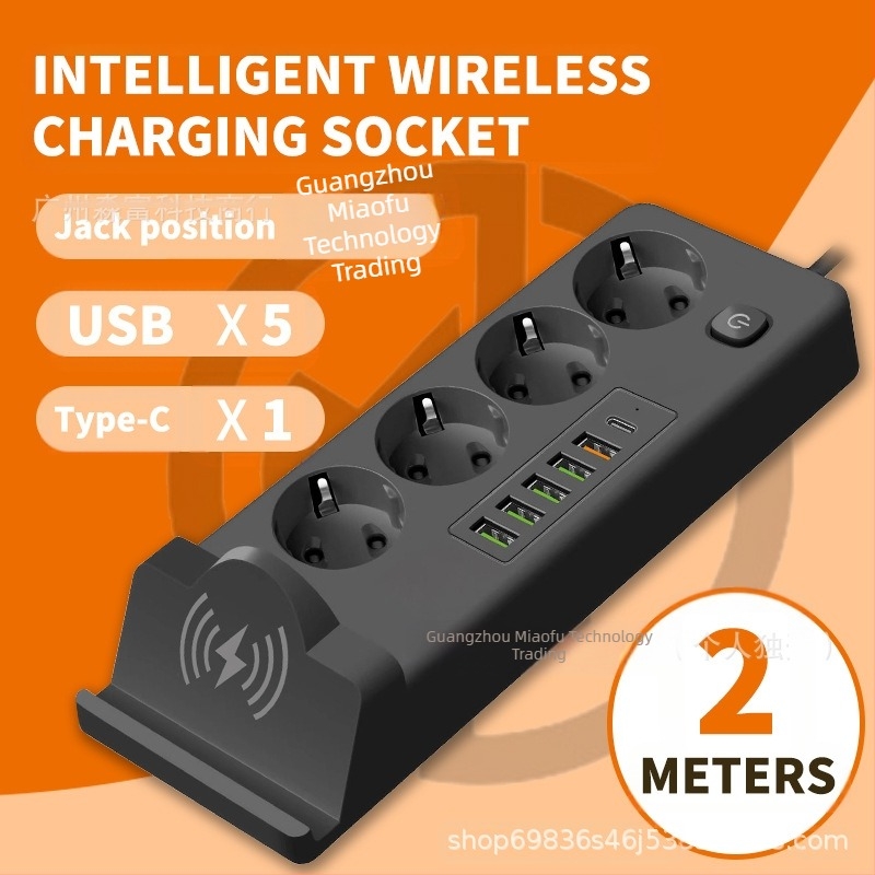 Prelungitor de priză rusesc multifuncțional cu cablu 3m, priză standard europeană, 220V, prelungitor de priză standard european