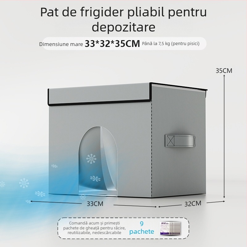Pisică cu aer condiționat, cuib de pisică, răcire de vară, vară, animale de companie, patru sezoane, universal, Igloo, cuib de dormit pentru câini mici