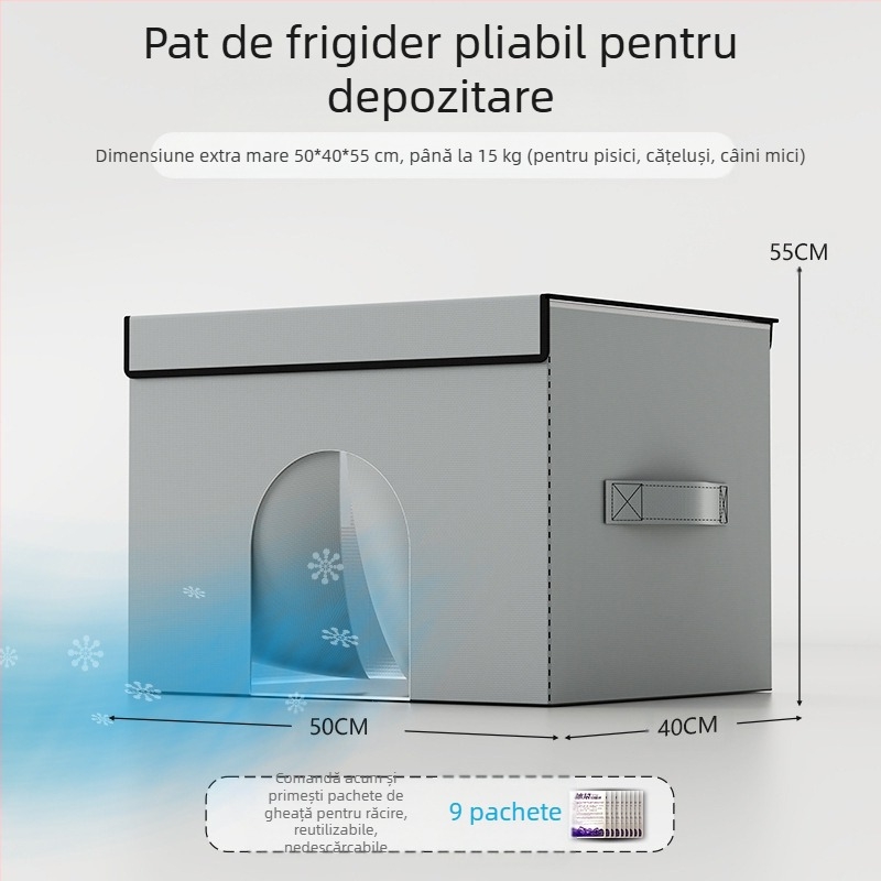 Pisică cu aer condiționat, cuib de pisică, răcire de vară, vară, animale de companie, patru sezoane, universal, Igloo, cuib de dormit pentru câini mici