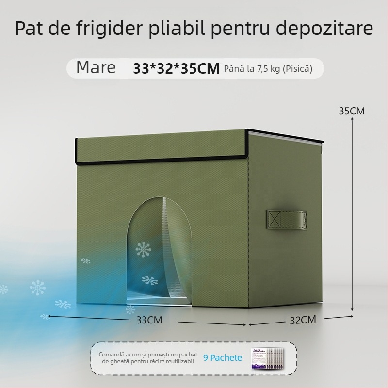 Pisică cu aer condiționat, cuib de pisică, răcire de vară, vară, animale de companie, patru sezoane, universal, Igloo, cuib de dormit pentru câini mici