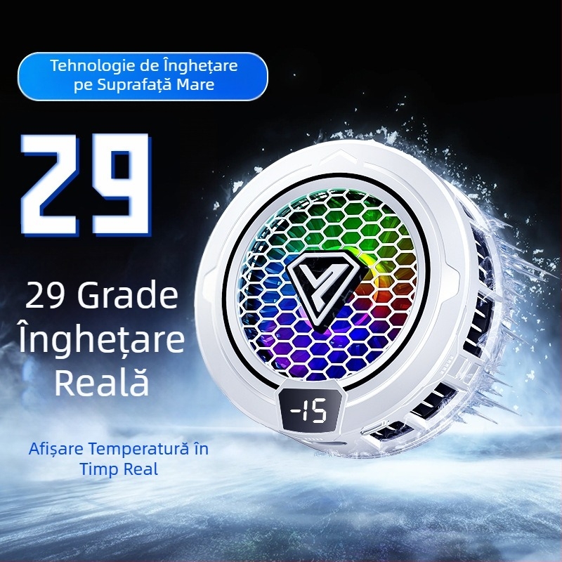 Radiator telefon mobil semiconductor glazură aspirație magnetică afișaj digital e-sporturi lumină sunet răcire joc inteligent răcire artefact SL49