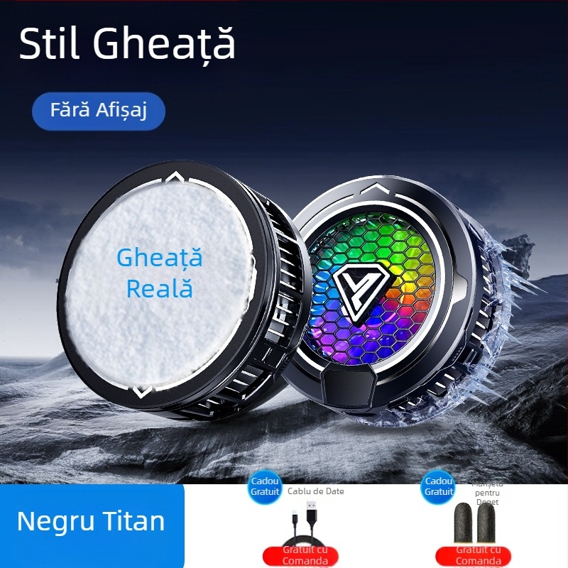 Radiator telefon mobil semiconductor glazură aspirație magnetică afișaj digital e-sporturi lumină sunet răcire joc inteligent răcire artefact SL49