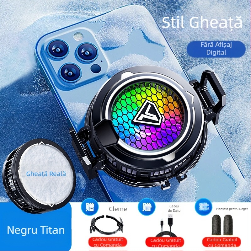 Radiator telefon mobil semiconductor glazură aspirație magnetică afișaj digital e-sporturi lumină sunet răcire joc inteligent răcire artefact SL49