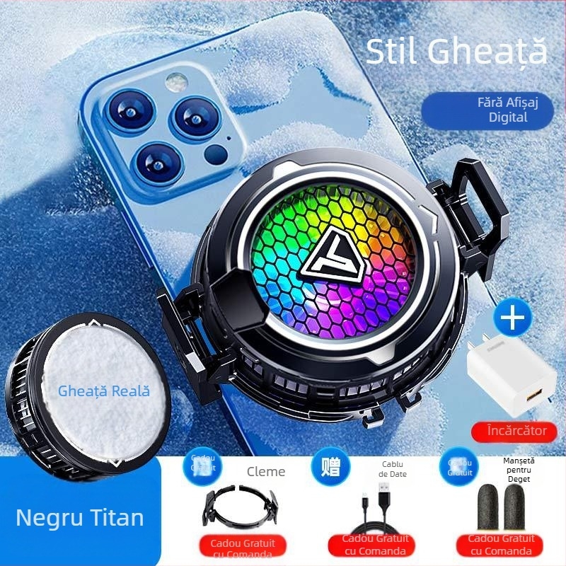 Radiator telefon mobil semiconductor glazură aspirație magnetică afișaj digital e-sporturi lumină sunet răcire joc inteligent răcire artefact SL49