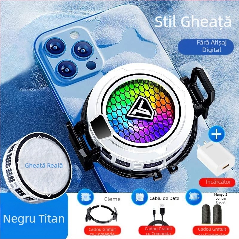 Radiator telefon mobil semiconductor glazură aspirație magnetică afișaj digital e-sporturi lumină sunet răcire joc inteligent răcire artefact SL49