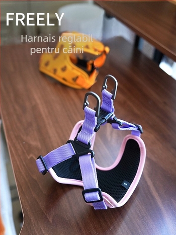 Lesă pentru câini, vestă pentru plimbări, lesă pentru câini mici, curea de piept pentru câini medii, lesă pentru câini, lanț de pluș pentru câini