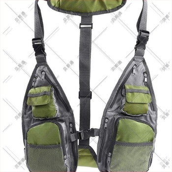 Produse noi transfrontaliere, o generație de vestă de pescuit simplă, respirabilă, din plasă, vestă de pescuit pentru agrement în aer liber