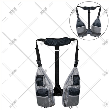 Produse noi transfrontaliere, o generație de vestă de pescuit simplă, respirabilă, din plasă, vestă de pescuit pentru agrement în aer liber